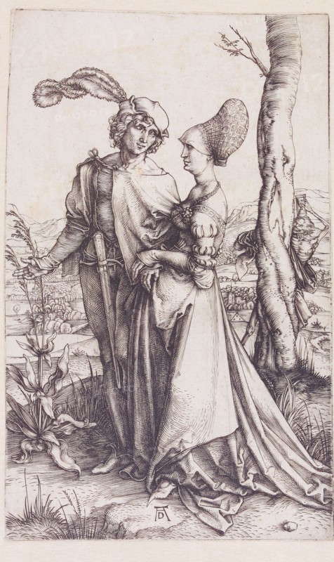 The Lovers and death (The walk).
