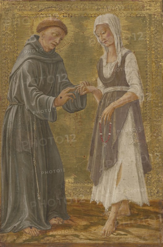 The Sacred Exchange between Saint Francis and Lady Poverty.
