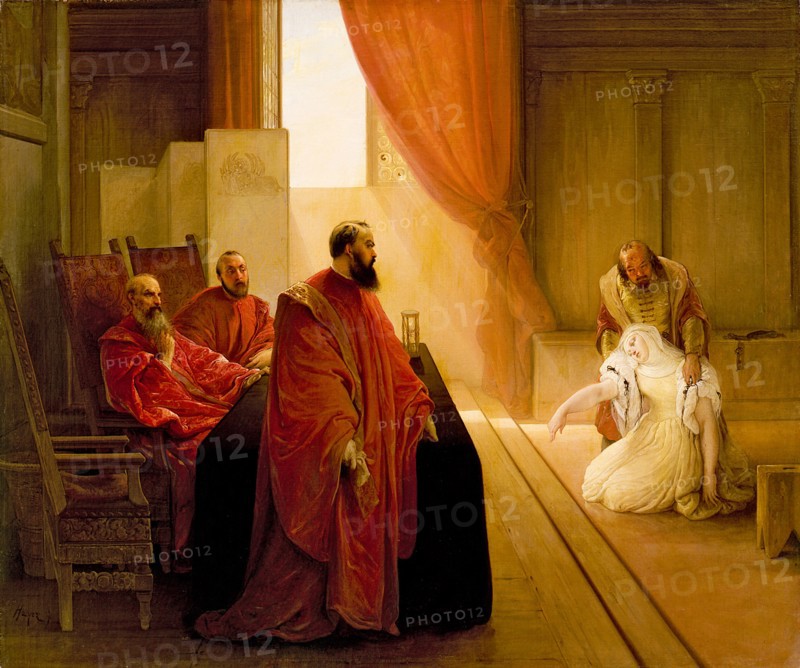 Valenza Gradenigo before the Inquisition.