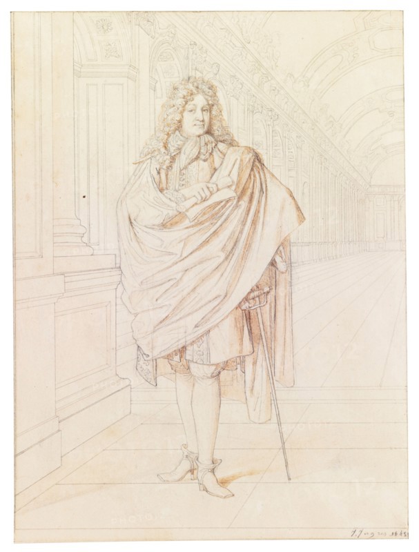 Portrait of the poet Jean Racine (1639-1699).