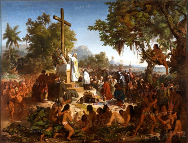 The First Mass in Brazil.