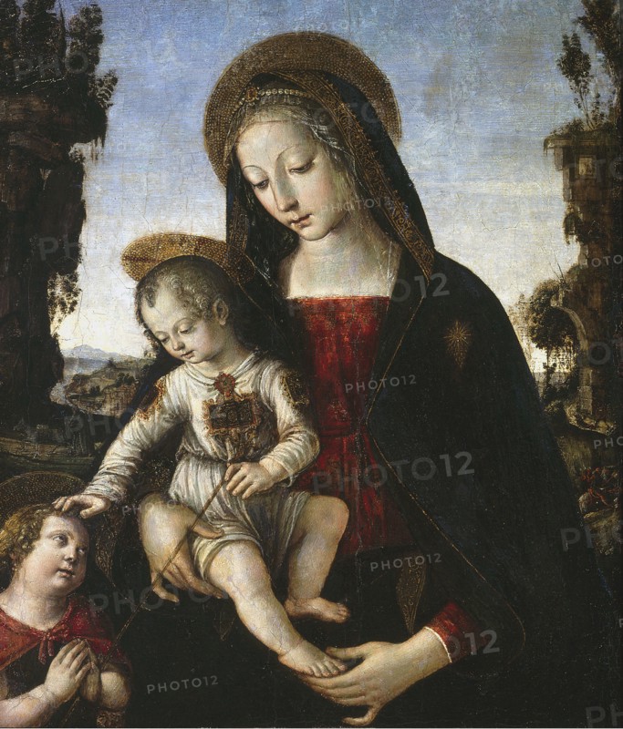Virgin and child with John the Baptist as a Boy.