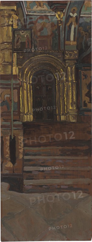 Rostov the Great. Interior of the Church of Our Savior na Senyakh.