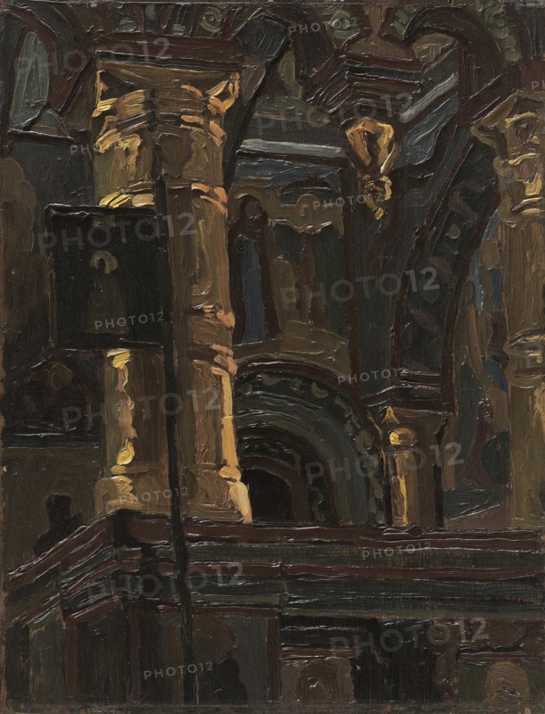 Rostov the Great. Interior of the Church of Our Savior na Senyakh.