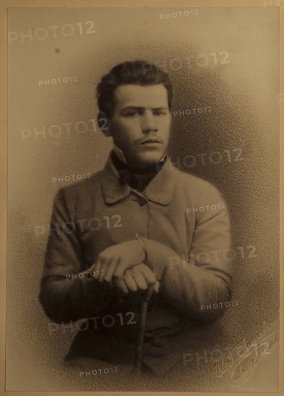 Portrait of the author Count Lev Nikolayevich Tolstoy (1828-1910).