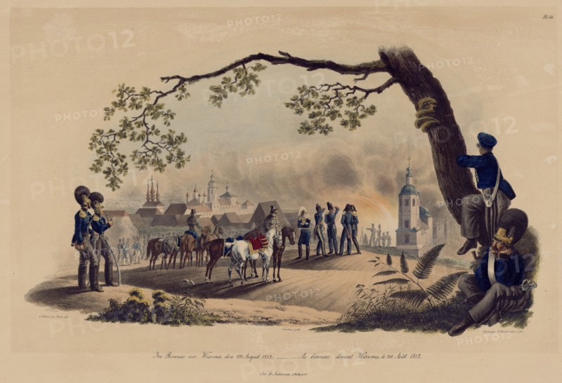 Bivouac at Vyazma, August 29, 1812.