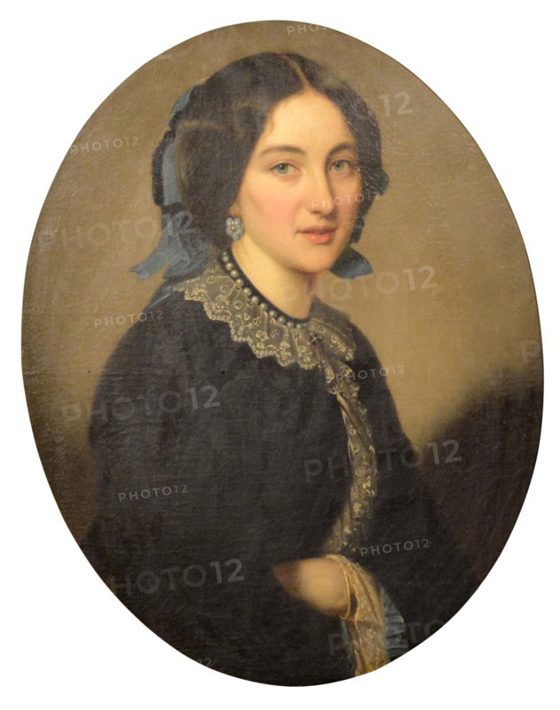 Portrait of Maria Alexeevna Sukhotina (1830-1889), née Dyakova.