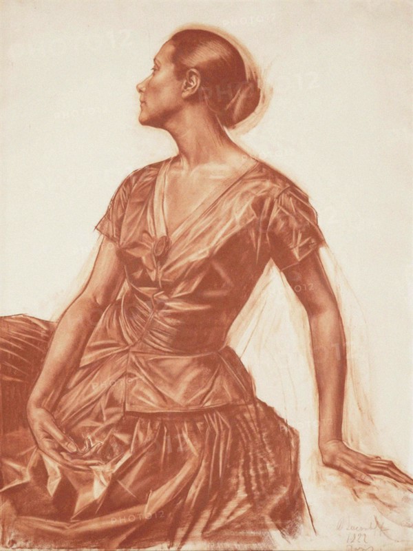 Portrait of Salomea Nikolayevna Andronikova (1888-1982).