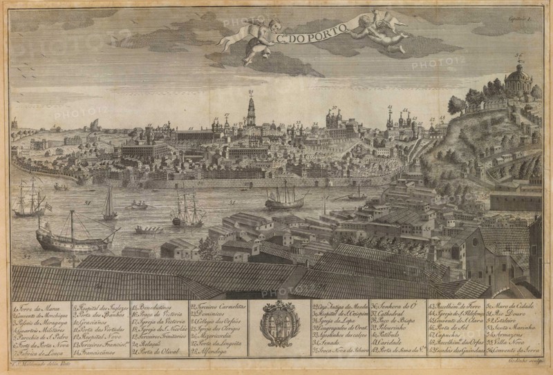 Panoramic view of Porto.