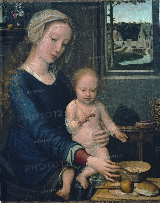 Madonna and Child with the Milk Soup (Madonna della Pappa).