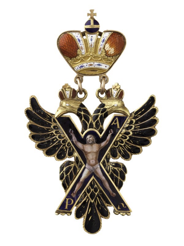 Badge of the Order of St. Andrew the Apostle the First-Called.