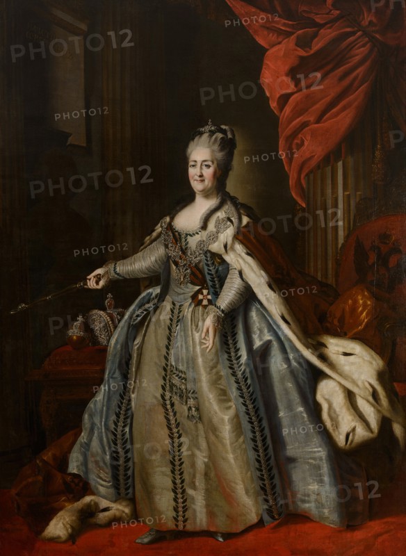 Portrait of Empress Catherine II (1729-1796).