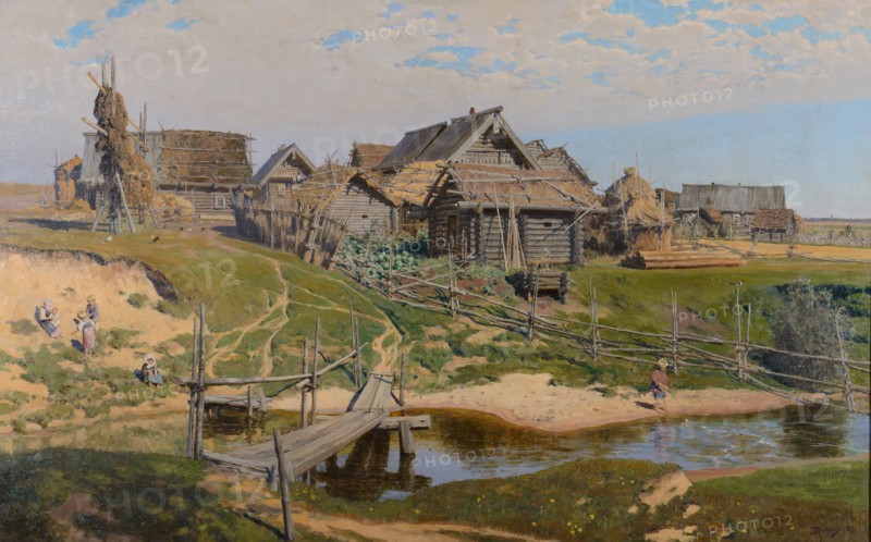 Russian Country Village.