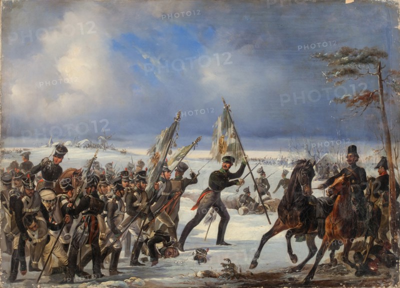 The Battle of Golymin on 26 December 1806.