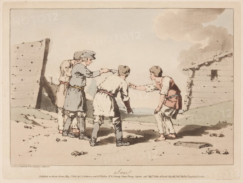 Boys playing Knucklebones (Babki).