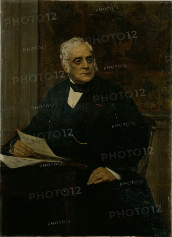 Portrait of the composer Daniel-François-Esprit Auber (1782-1871).