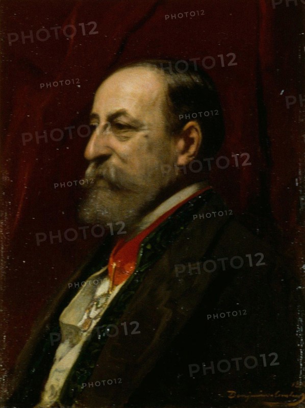 Portrait of the composer Camille Saint-Saëns (1835-1921).