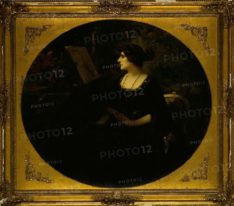 Portrait of the pianist Aimée-Marie Roger-Miclos (1860-1950).