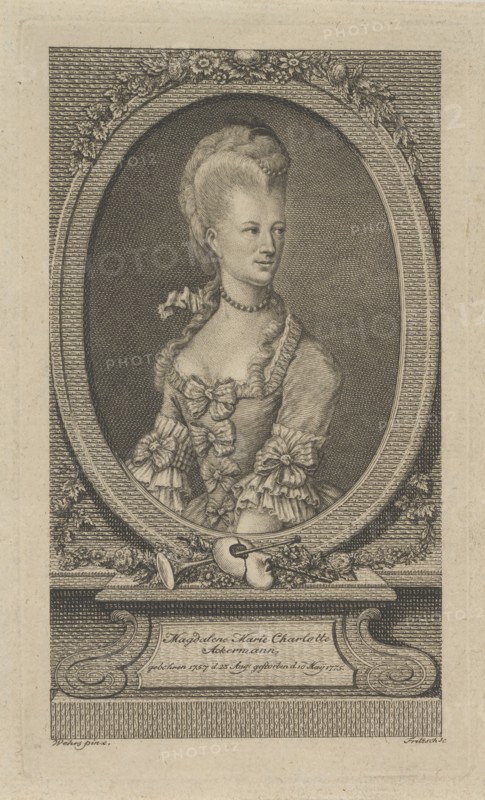 Marie Magdalene Charlotte Ackermann (1757-1775).