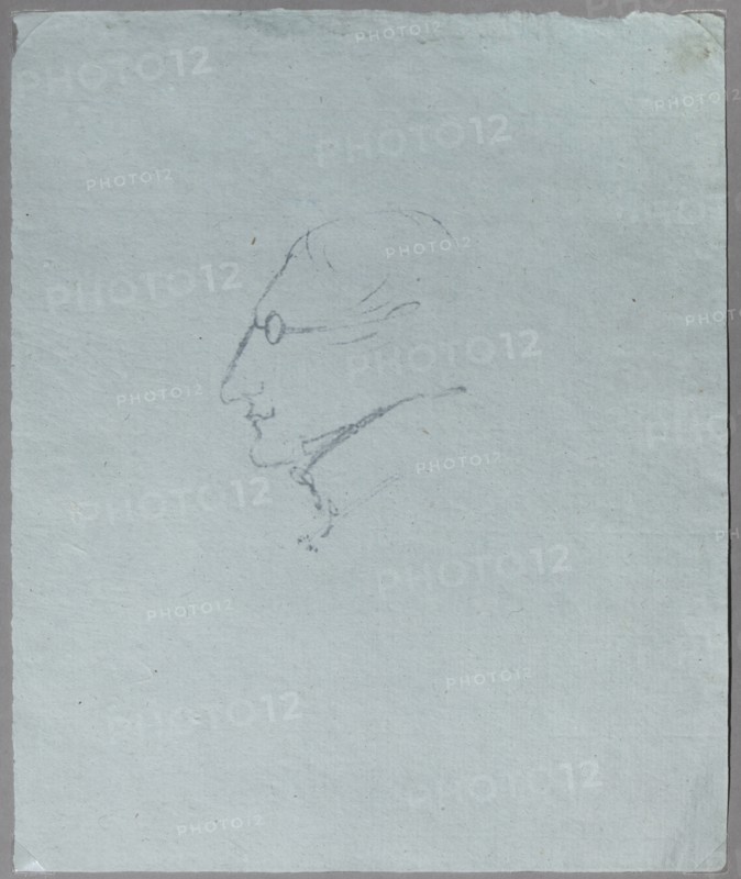 Nikolai Gogol with glasses.
