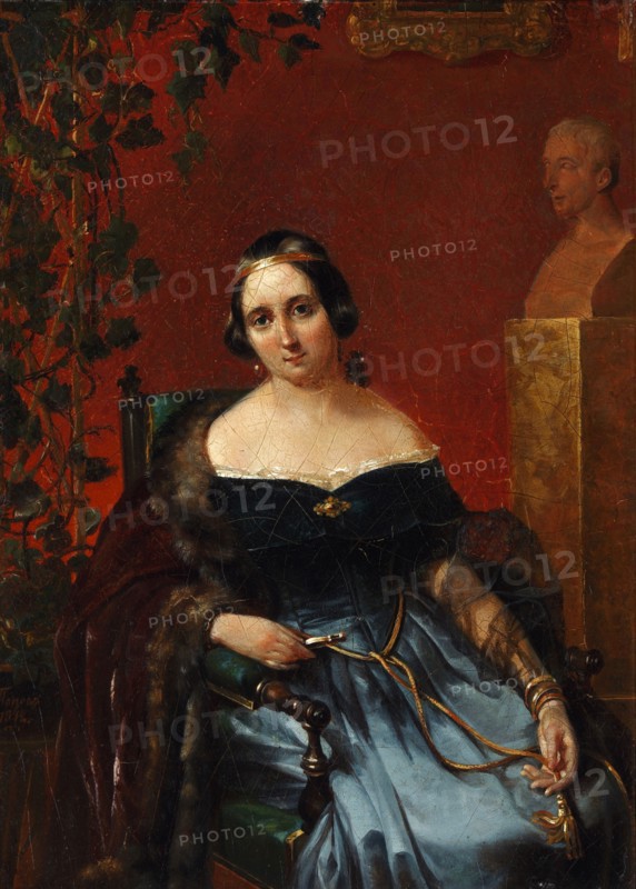 Portrait of Anna Alexeevna Andrault (1808-1888), née Olenina.