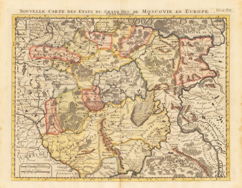 Map of the Grand Duchy of Moscow.