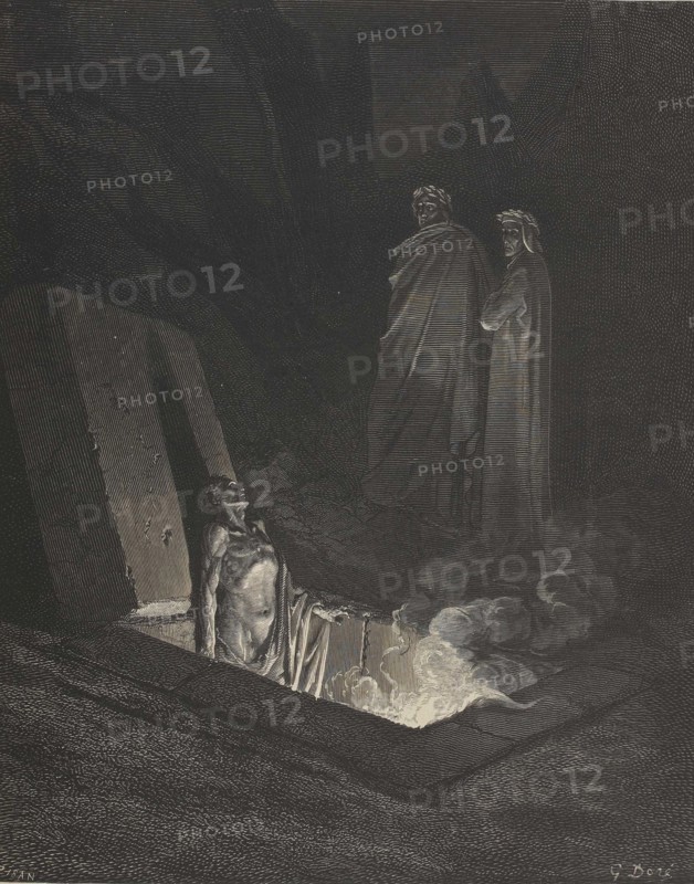 Inferno. Illustration to the Divine Comedy by Dante Alighieri.