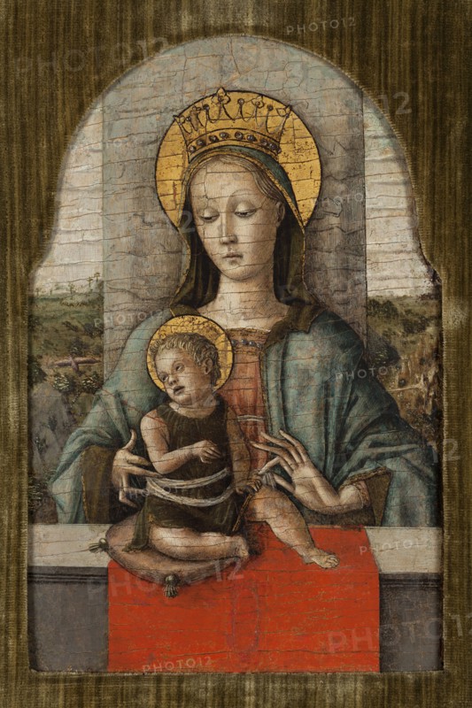 The Virgin and Child.