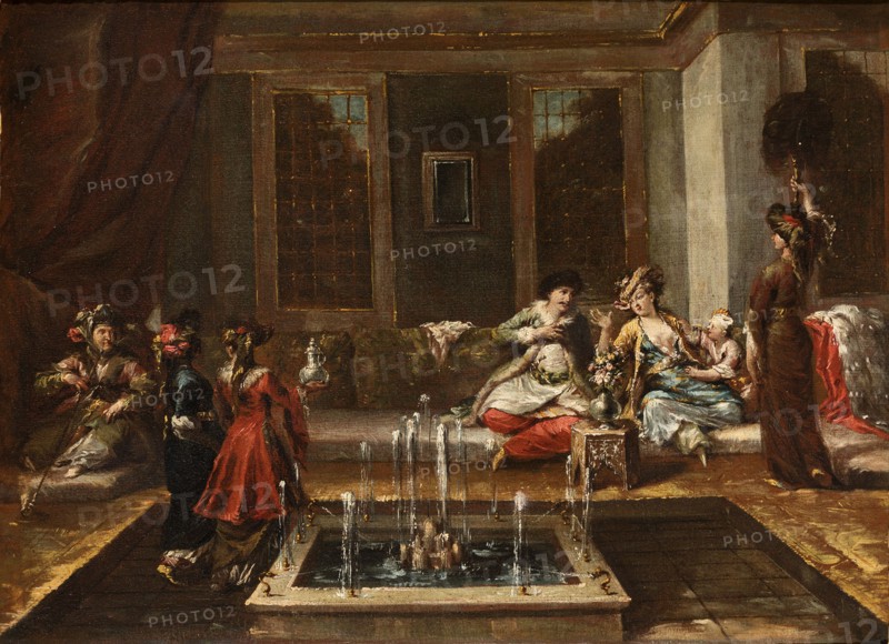 Armenian interior or Orient Scene.