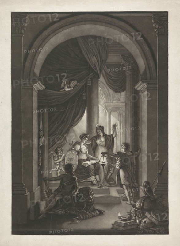 Allegory of Freemasonry.