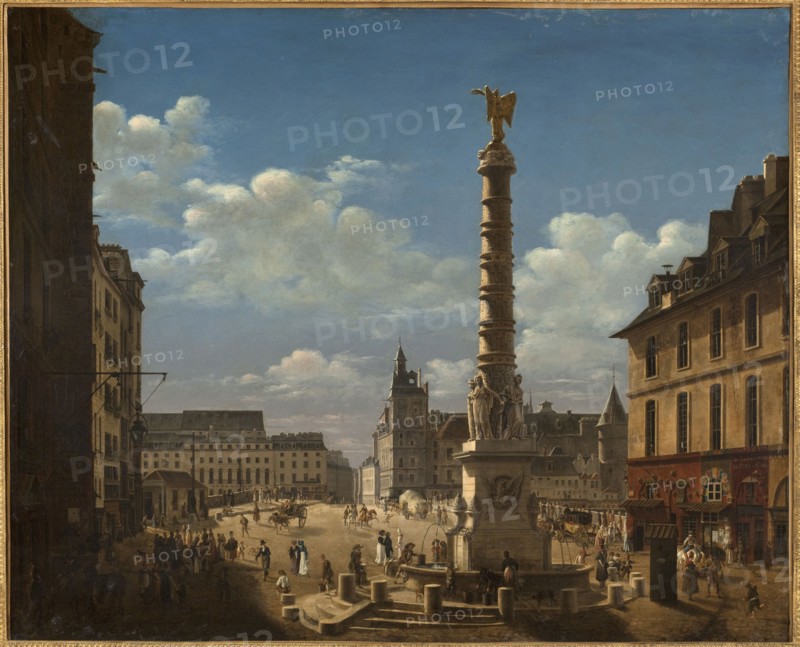 La Fontaine du Palmier in the Place du Châtelet.