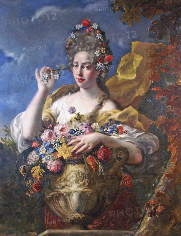 Portrait of a Lady as Flora.