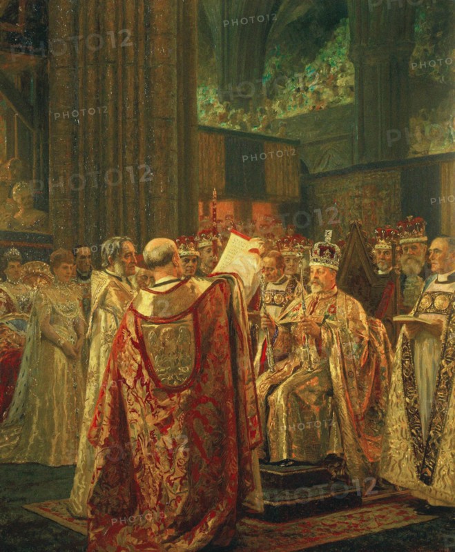 The Coronation of King Edward VII (1841-1910).