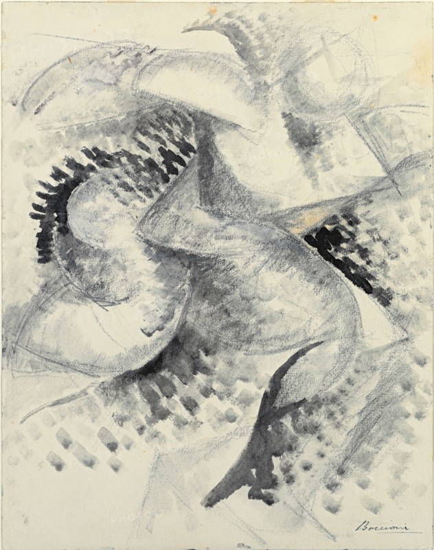 Dynamism of a human body (Dinamismo di un corpo umano).