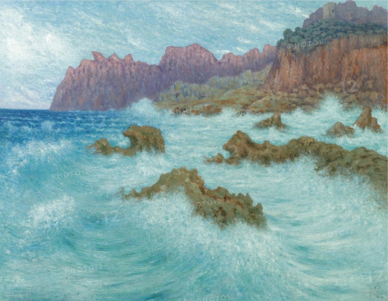 Storm at Cala San Vincente, Mallorca.