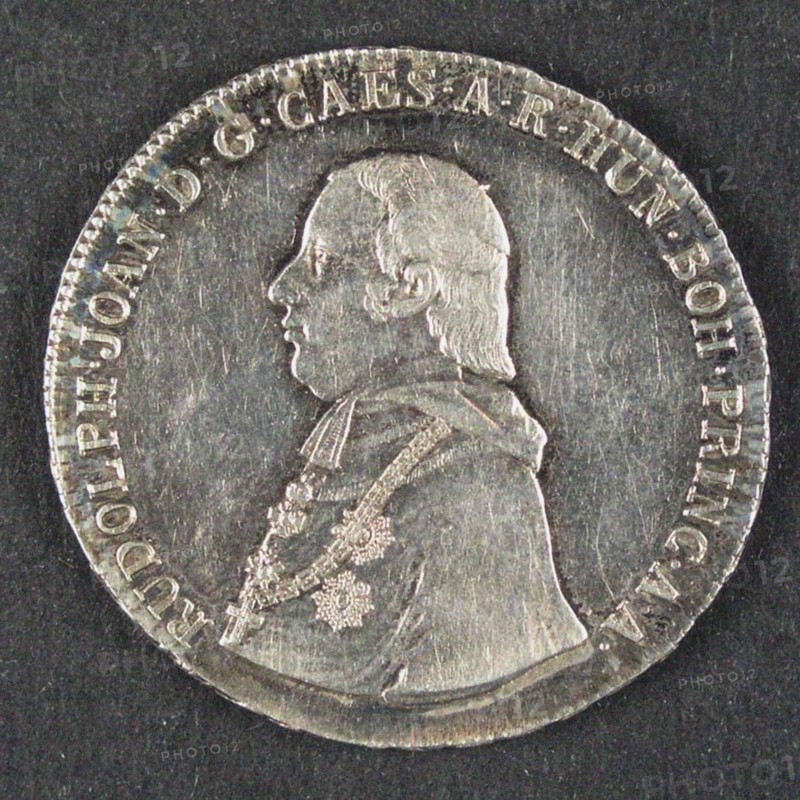 The Slovak thaler of the enthronement of Archduke Rudolph as Archbishop.