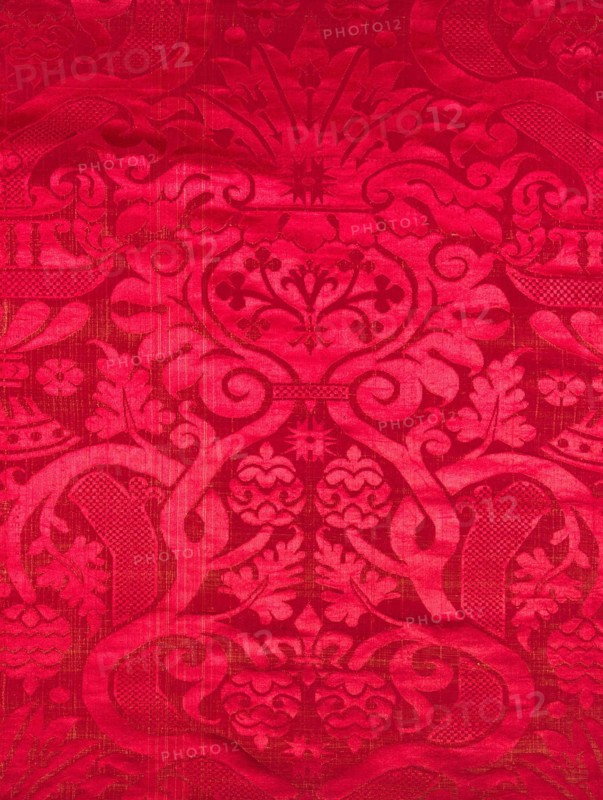 Silk fabric.