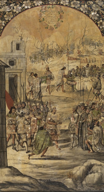 The Conquest of Mexico by Hernan Cortés.