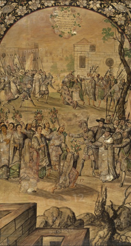 The Conquest of Mexico by Hernan Cortés.