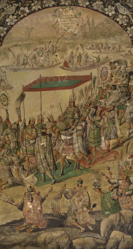 The Conquest of Mexico by Hernan Cortés.