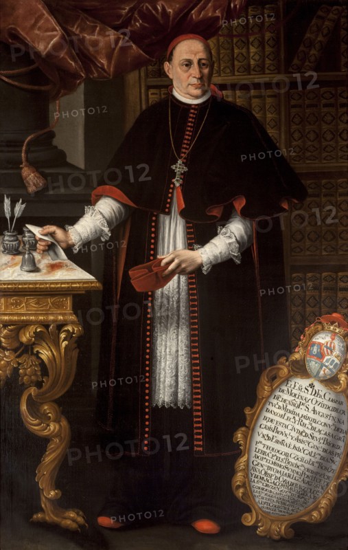 Portrait of cardinal Gaspar de Molina y Oviedo (1679-1744).