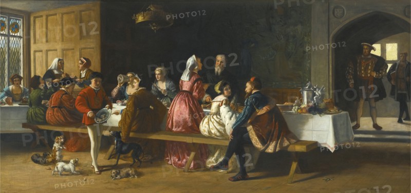 Anne Boleyn and Henry Percy.