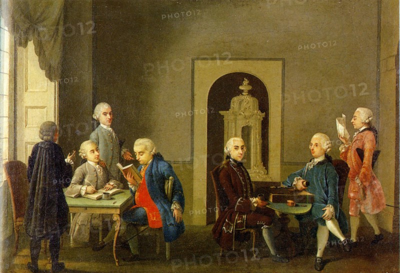 The Meeting of the Accademia dei Pugni (Academy of Fists).