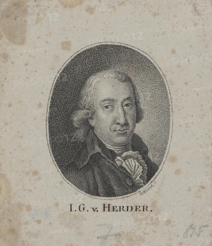 Portrait of Johann Gottfried von Herder (1744-1803).