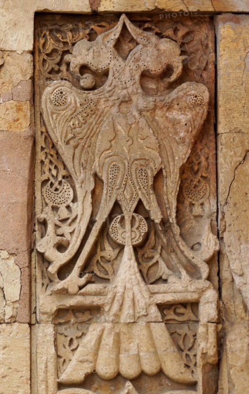 Double headed eagle, Divrigi Great Mosque.