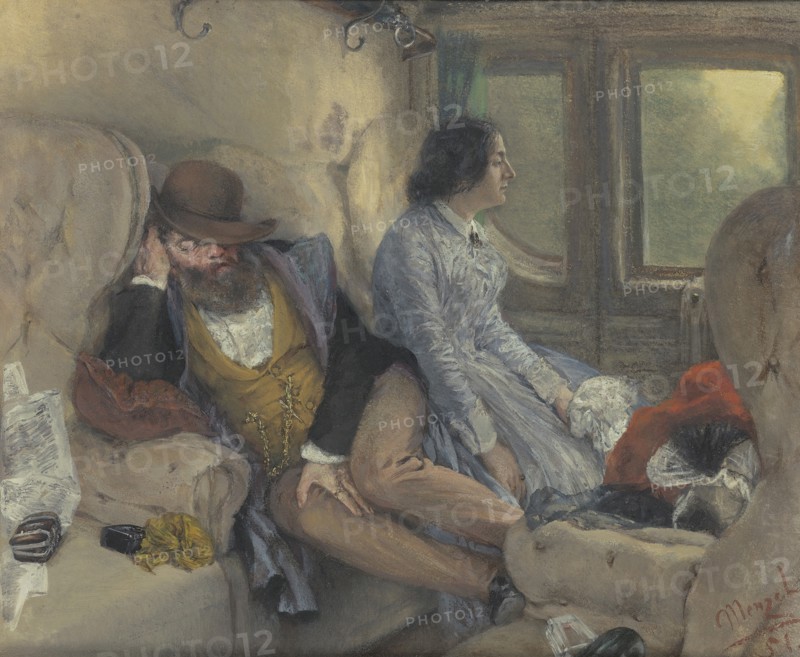 In A Railway Carriage (After A Night's Journey).