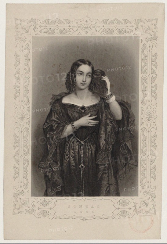 Henriette Sontag in opera Don Giovanni by Wolfgang Amadeus Mozart.