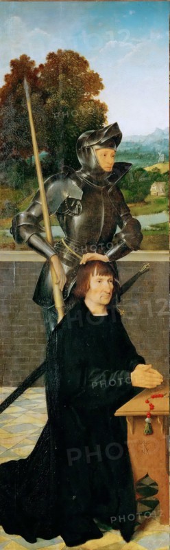 Saint George and Donor (Winged Altar, Left Panel).