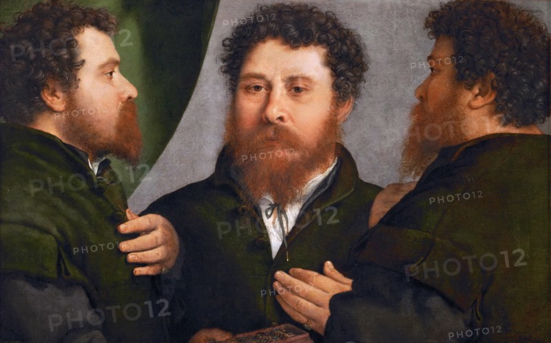 Portrait of a Goldsmith in Three Positions.