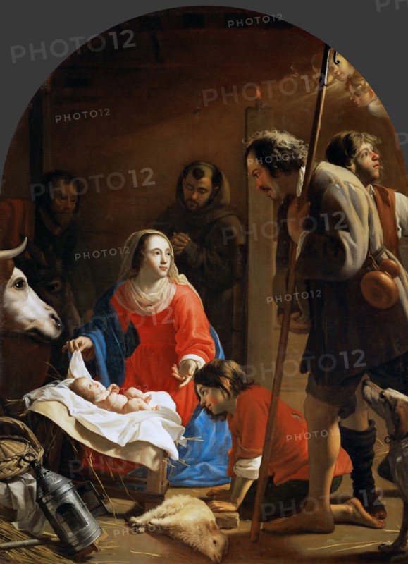 The Adoration of the Shepherds with Saint Francis of Assisi.